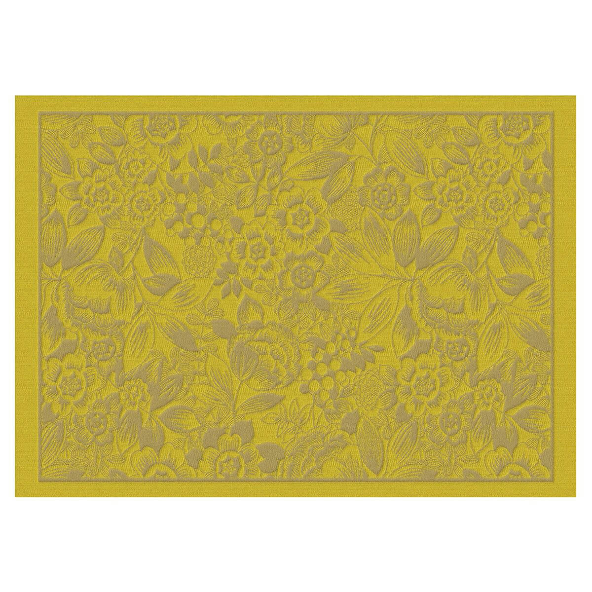 OSMOSE FLORALE - Set de table en coton pollen 50 x 36