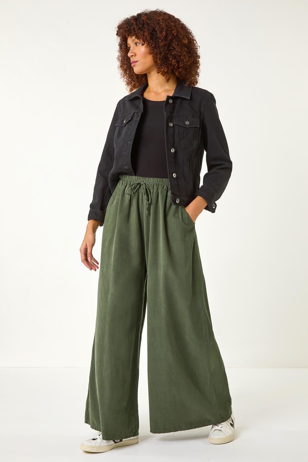Roman Baby Corduroy Wide Leg Trousers