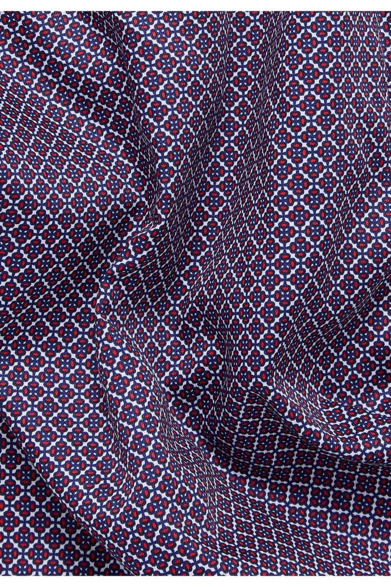 ETERNA Slim Fit Hemd violett, Bedruckt