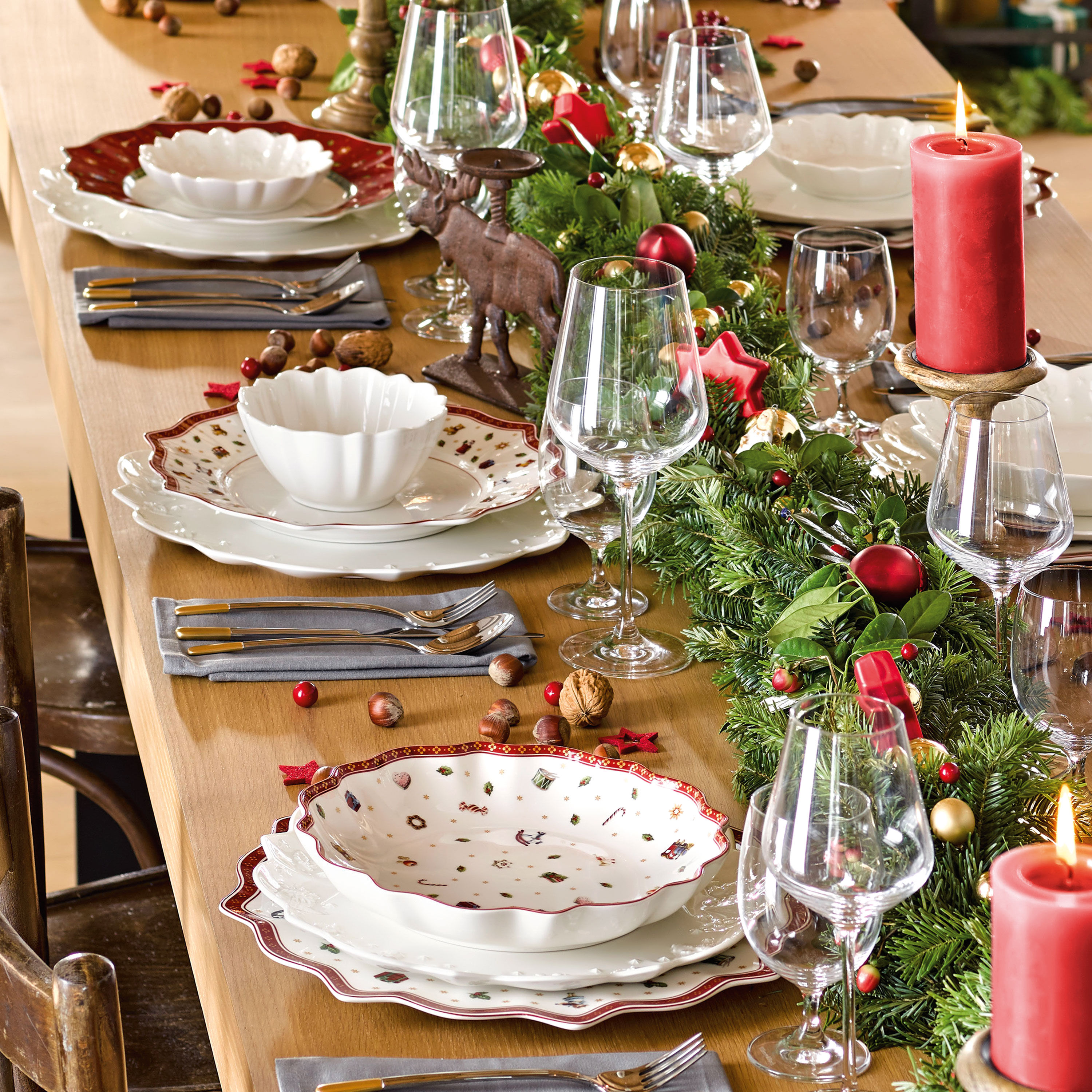 Toy's Delight Royal Classic Serving/ Under Plate - White, 13.3'', Premium Porcelain