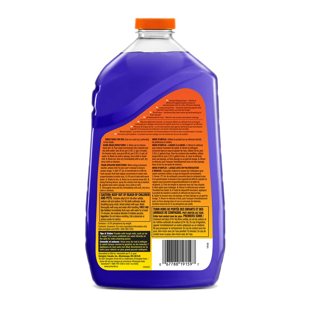 Armor All Snow-Foam Car Wash, 1.48-L