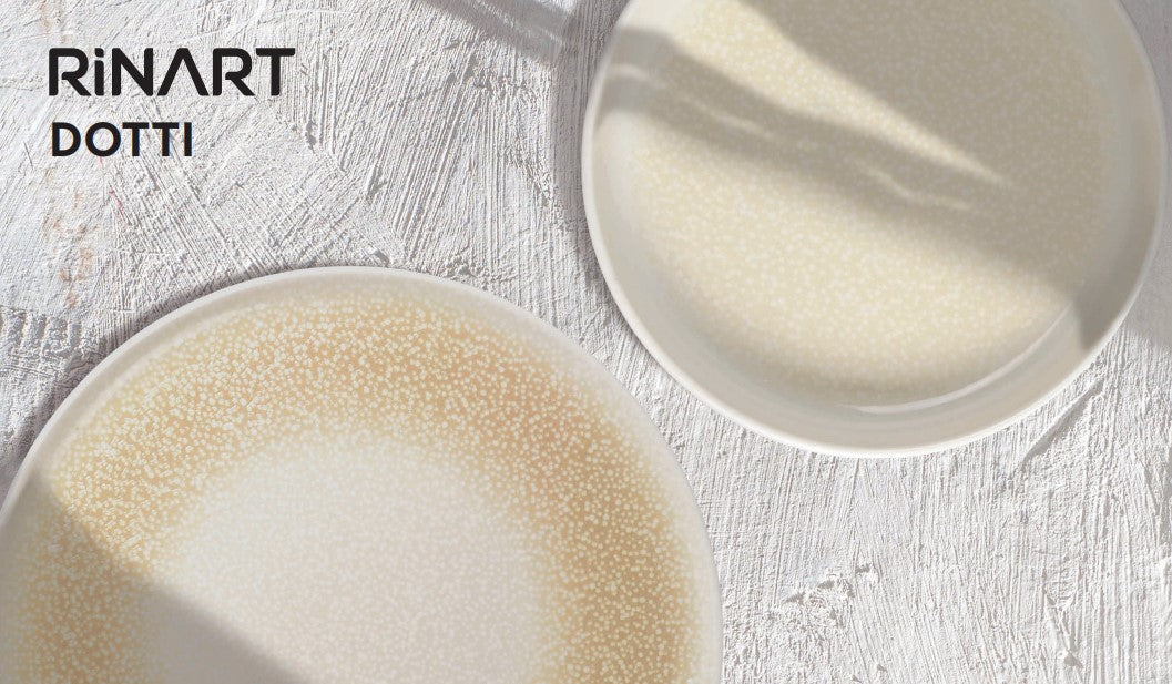 Rinart Pizzabord - Dotti - Porselein - 32 cm - set van 2