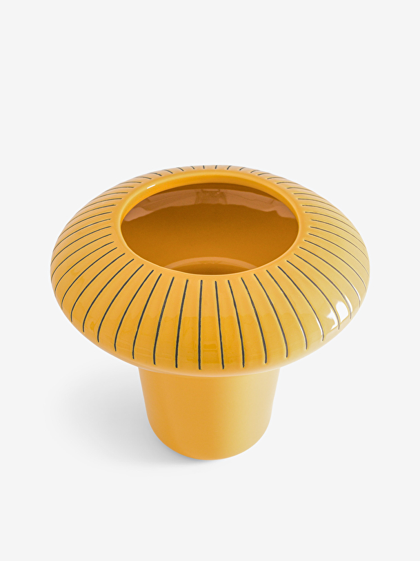 Vase nelson m yellow h21 jaune