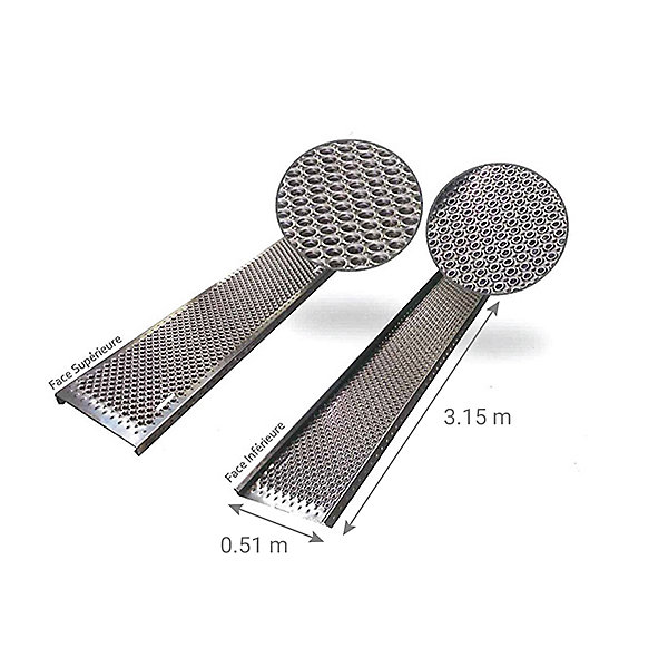 2 Kit de 2 chemins de toit pour toitures en fibrociment - KIT/COUVRAZED/2