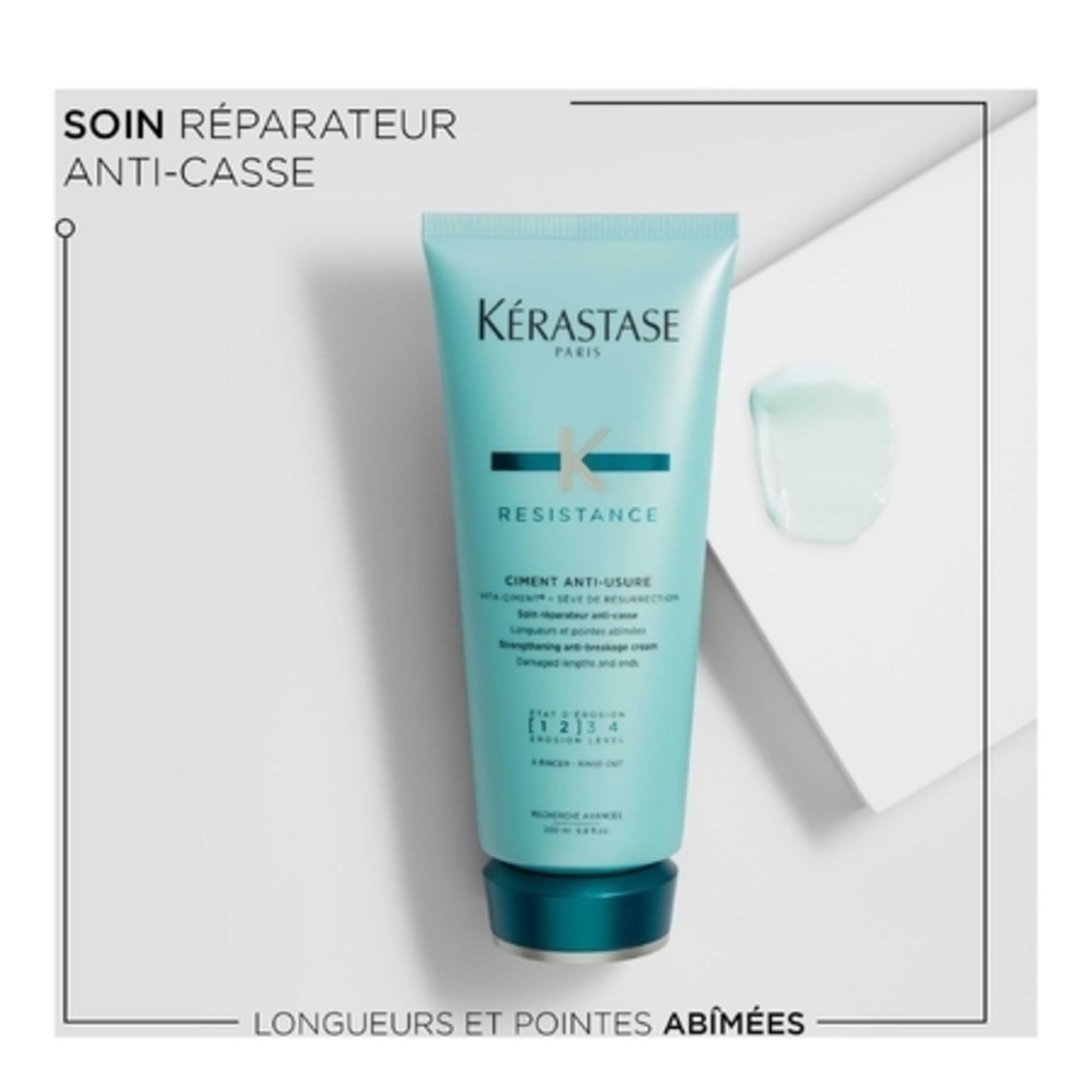 RESISTANCECiment anti-usure force architecte cheveux abimés