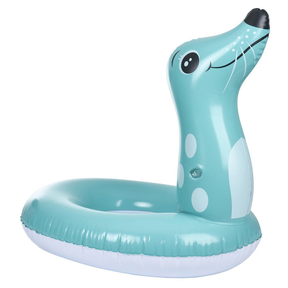 Bouée otarie bleue L63xH57cm