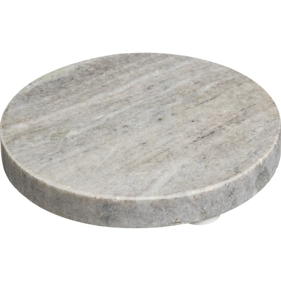 Kwantum Kerstservies | Onderzetters | Onderzetter Rond Marmer  Zand