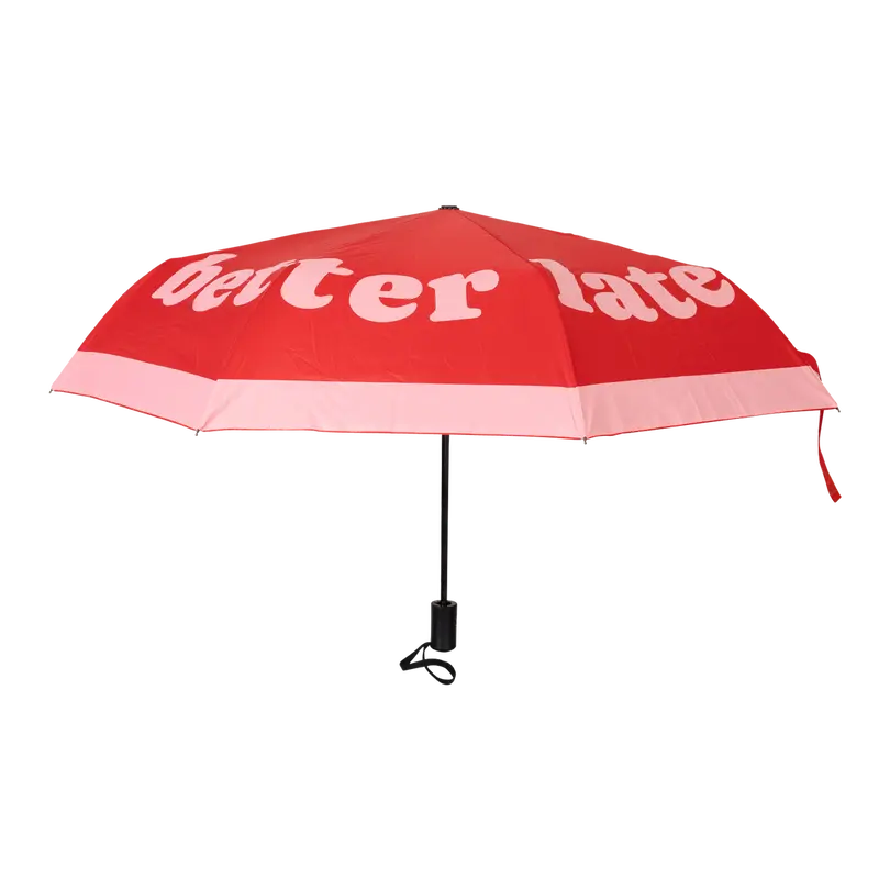 Regenschirm Better late