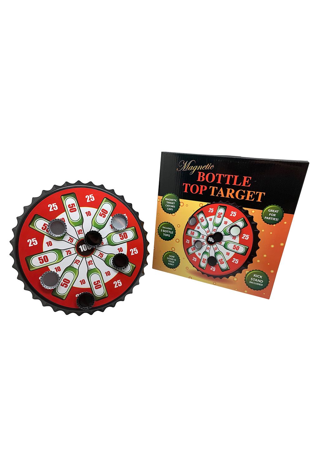 Diabolical Gifts Magnetic Bottle Cap Dartboard