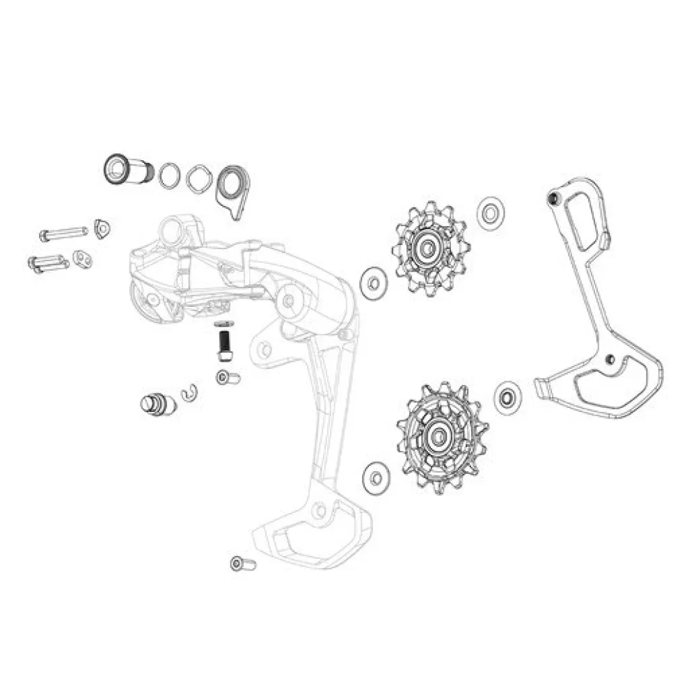 Sram Rear Inner Cage GX Eagle Lunar derailleur hanger