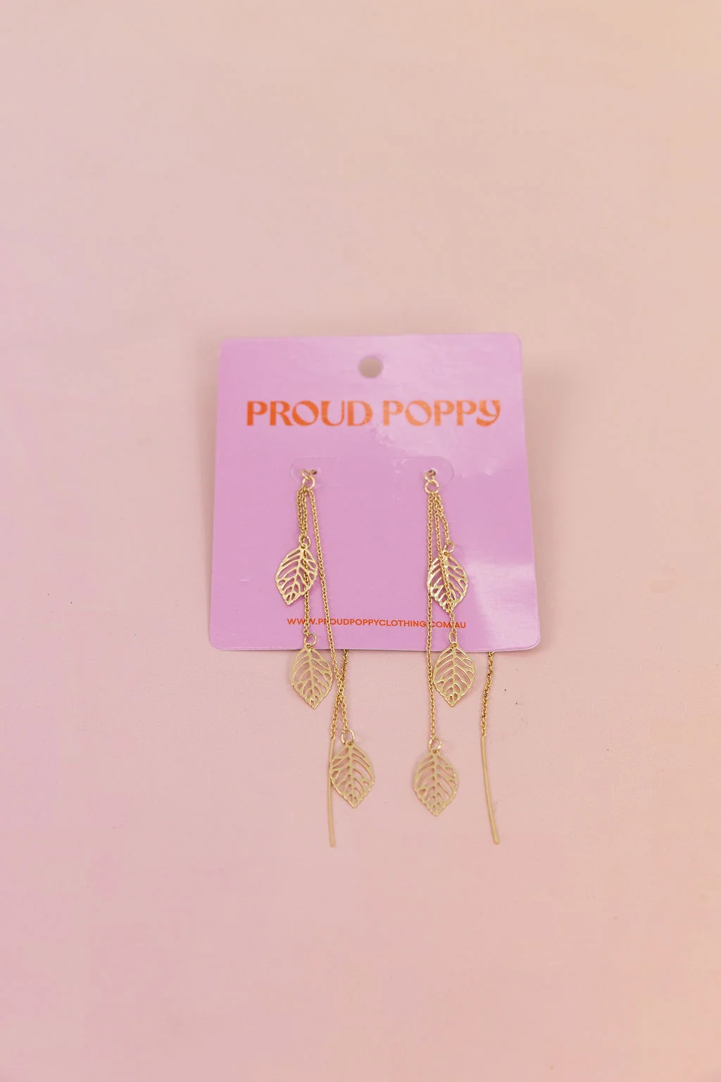 Leaf Drop Earrings