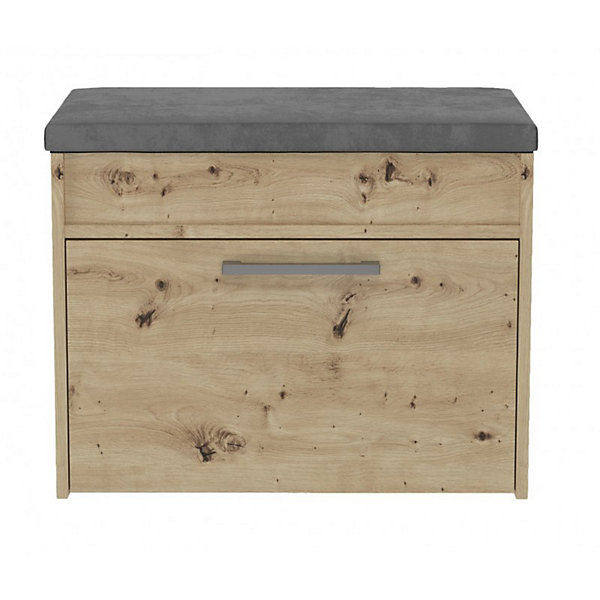 Meuble à chaussures style scandinave entrée - 60x35x49 - Banc avec rangement-PARMI