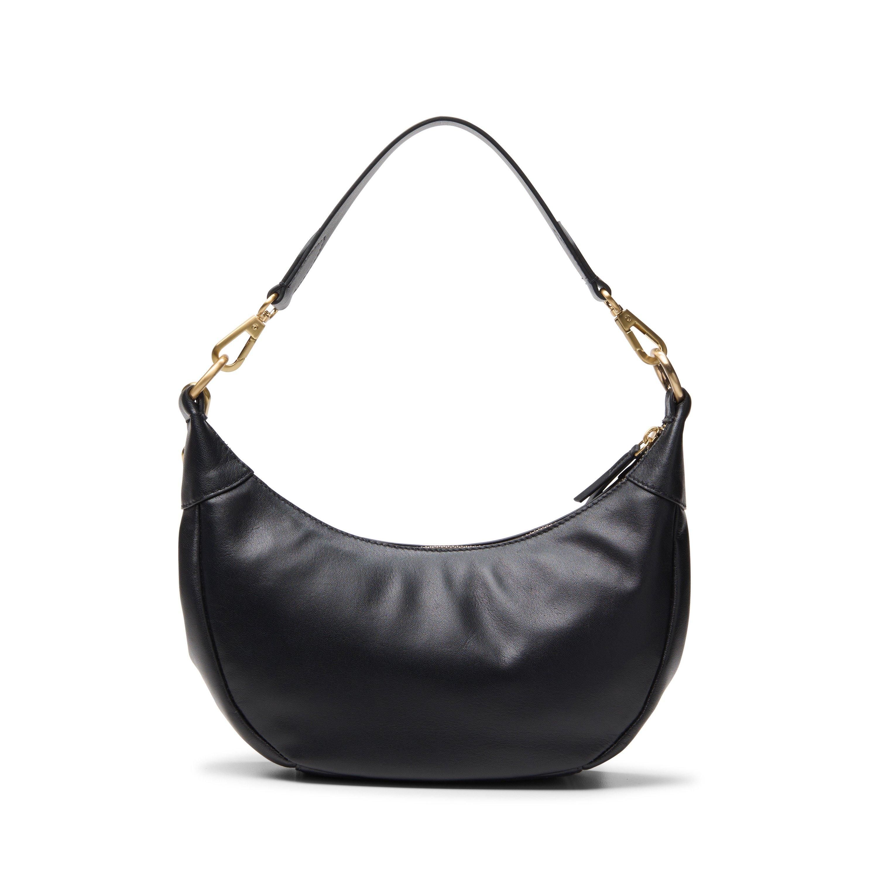 Clarks Willow Moon Mini Black Leather Shoulder Bag,Cross Body Bag