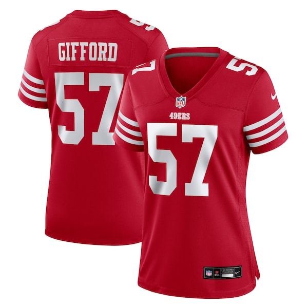 Luke Gifford San Francisco 49ers Nike Women's Team Game Jersey -  Scarlet