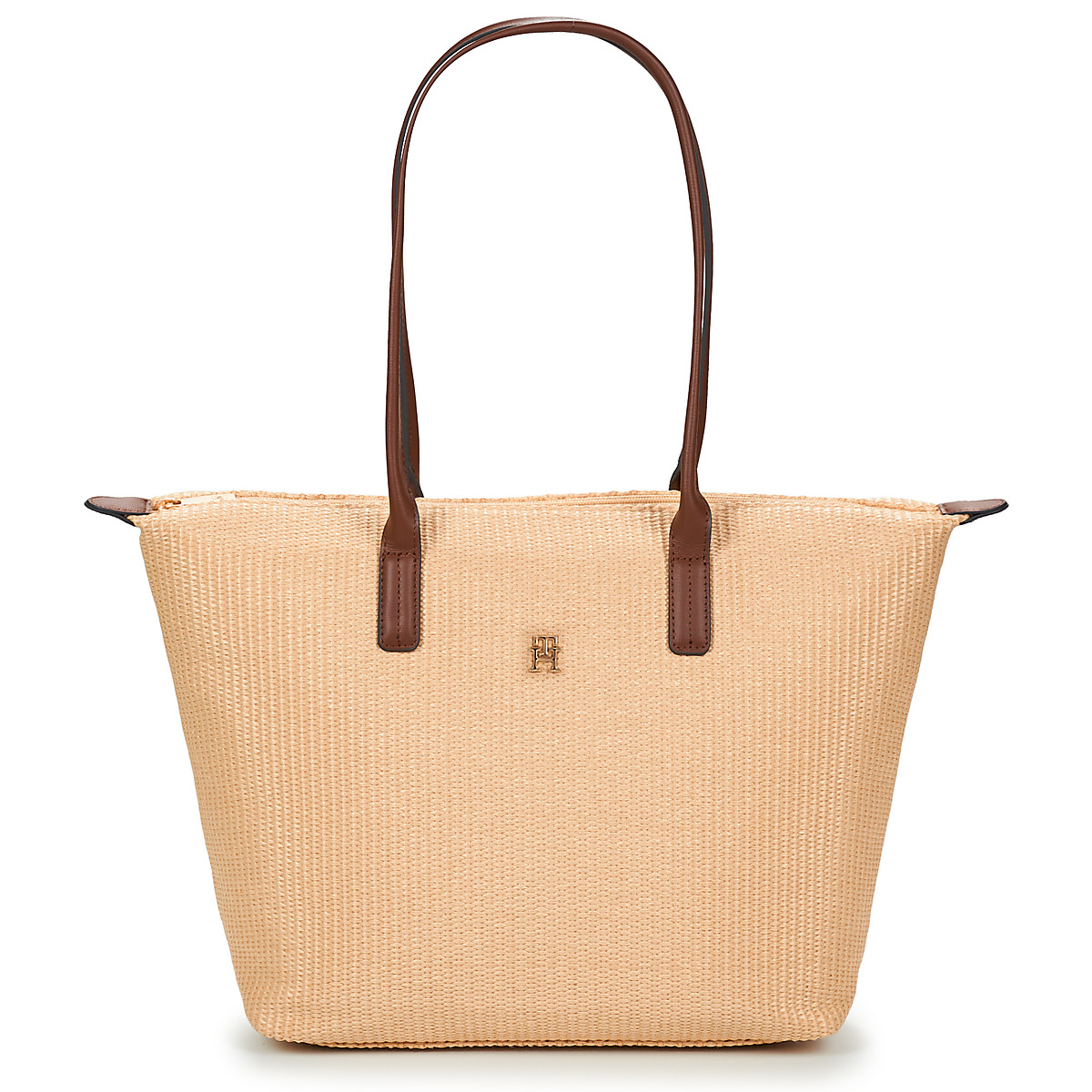 Tommy Hilfiger - POPETTE TOTE RAFFIA - Beige