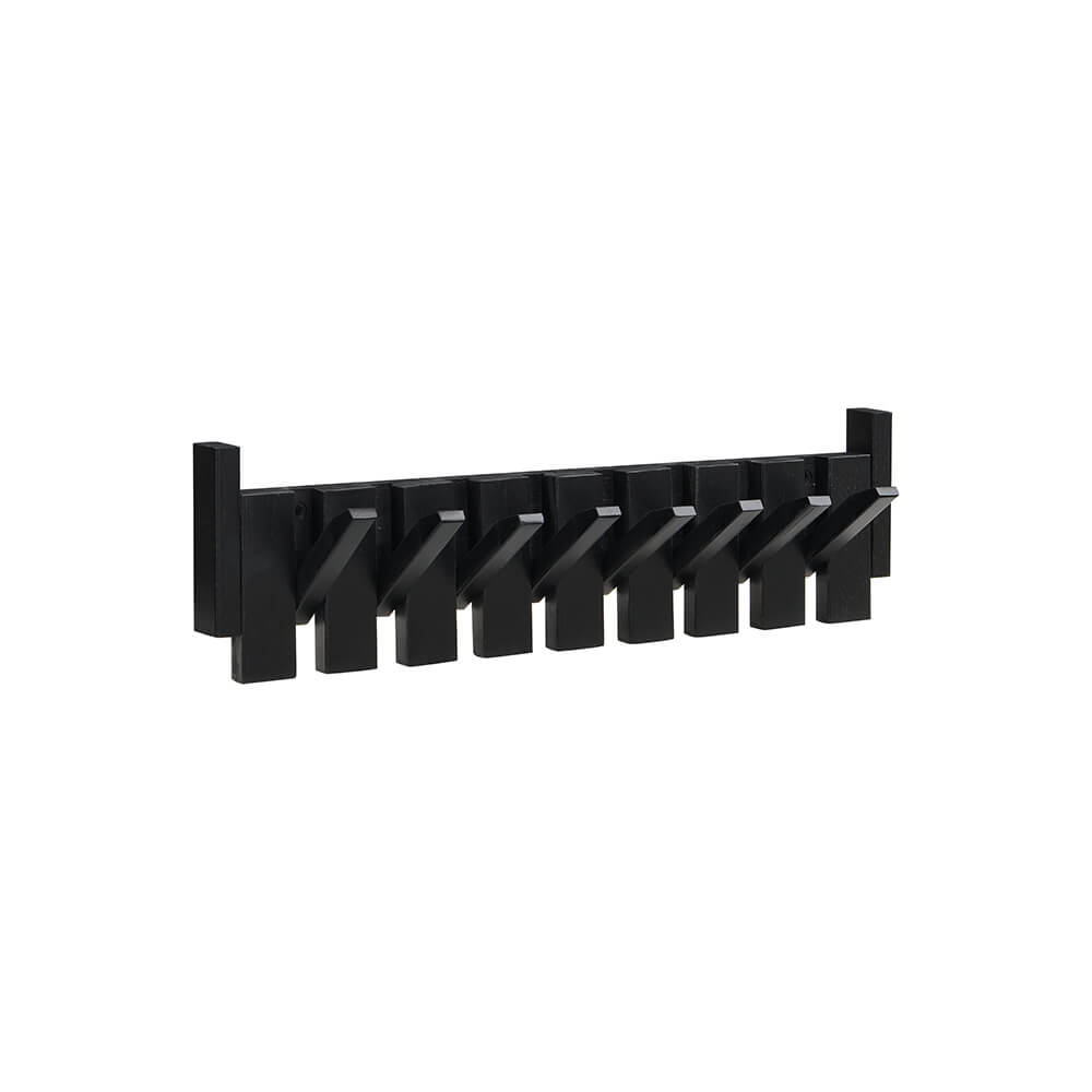 Home Deluxe Kapstok PORTE - 56 x 3,5 x 15 cm, zwart
