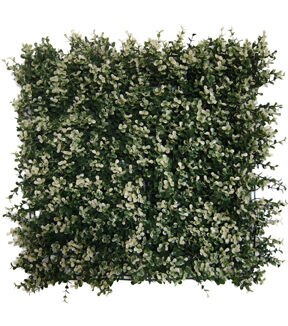 Greensmart Dekor 20 Artificial Myrtle Style Plant Wall Panels 4pk