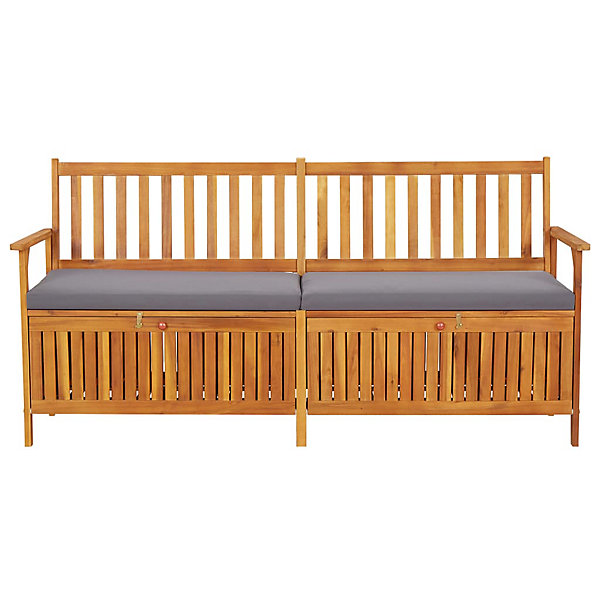 Banc de jardin meuble de patio bois Helloshop26