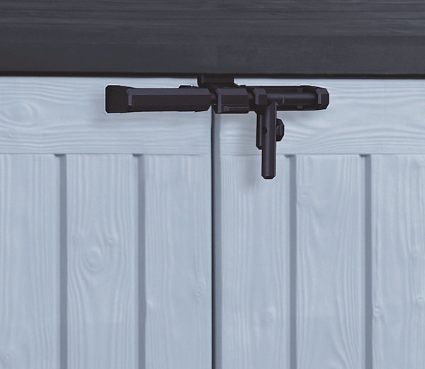 Coffre de jardin SIO MAX en résine - KETER - noir et gris - 1200 litres