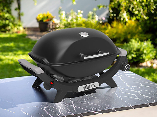 Barbecue à gaz Q 2100N noir   Plancha (1/2) - Weber