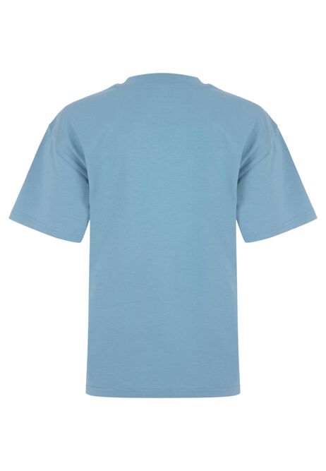 Older Boys Teal Push Your Limits Short Sleeve T-shirt