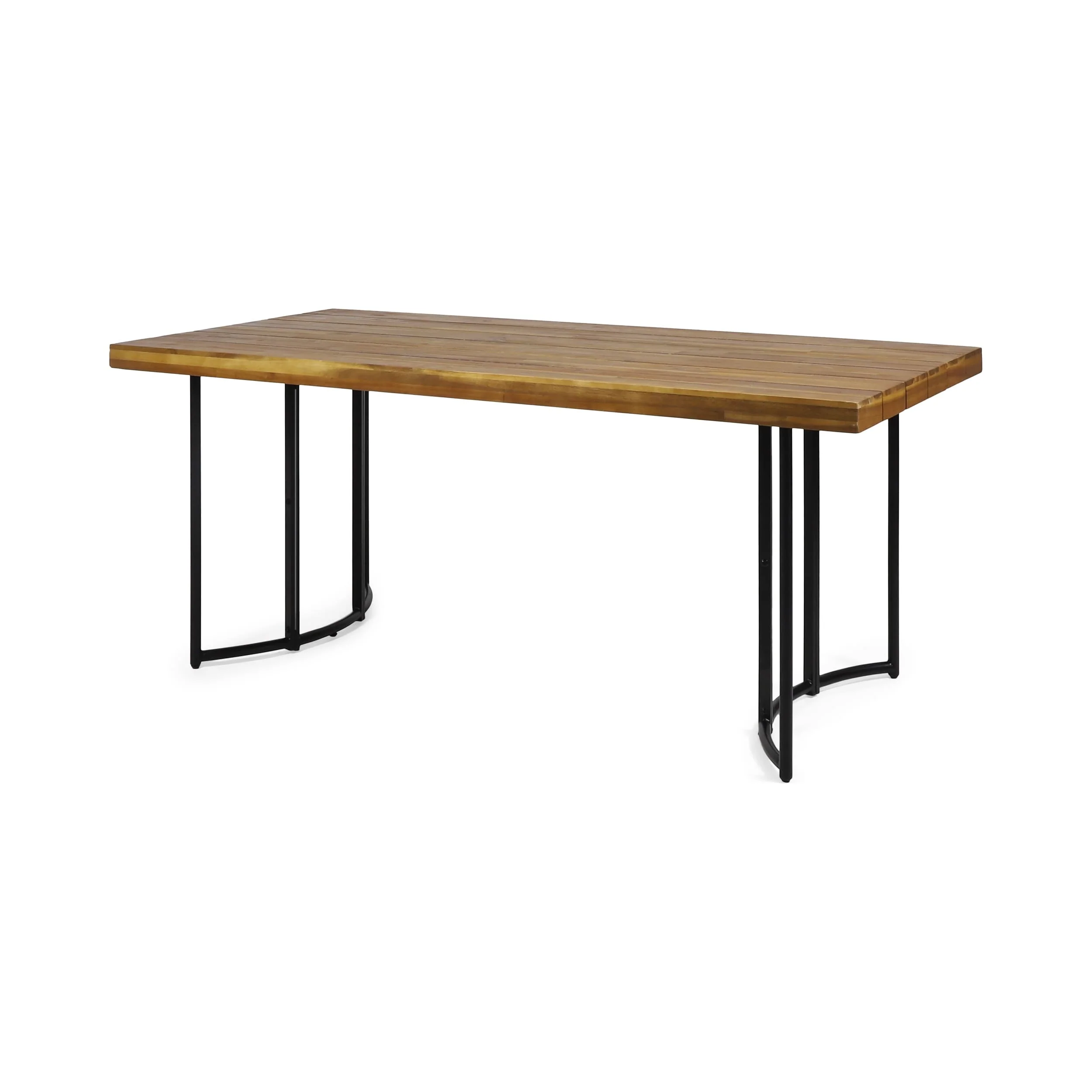 Noah Acacia Wood Dining Table by Christopher Knight Home - 72.00 W x 35.50 D x 30.00 H