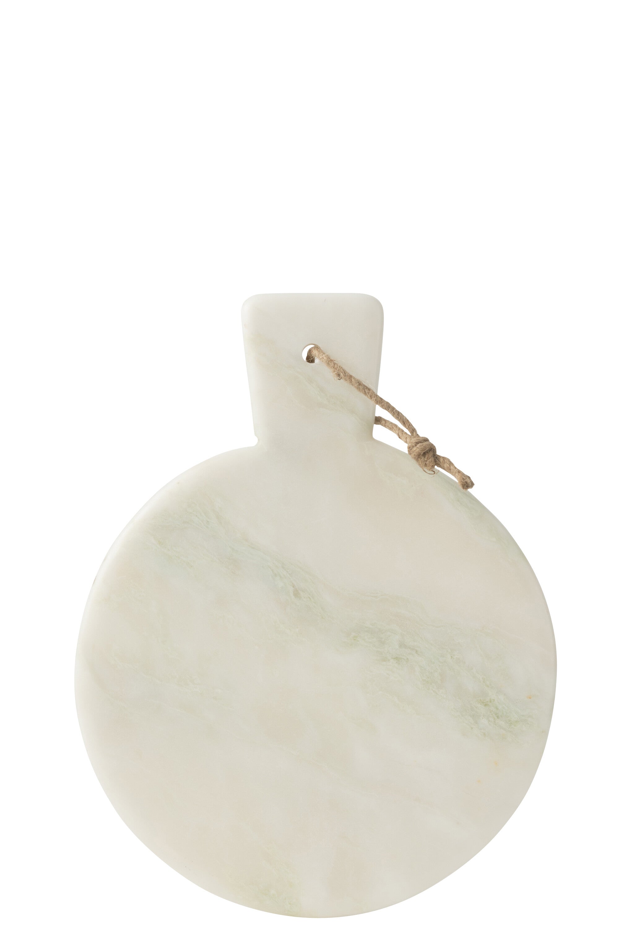 J-Line snijplank Rond Marmer - steen - wit groen - large