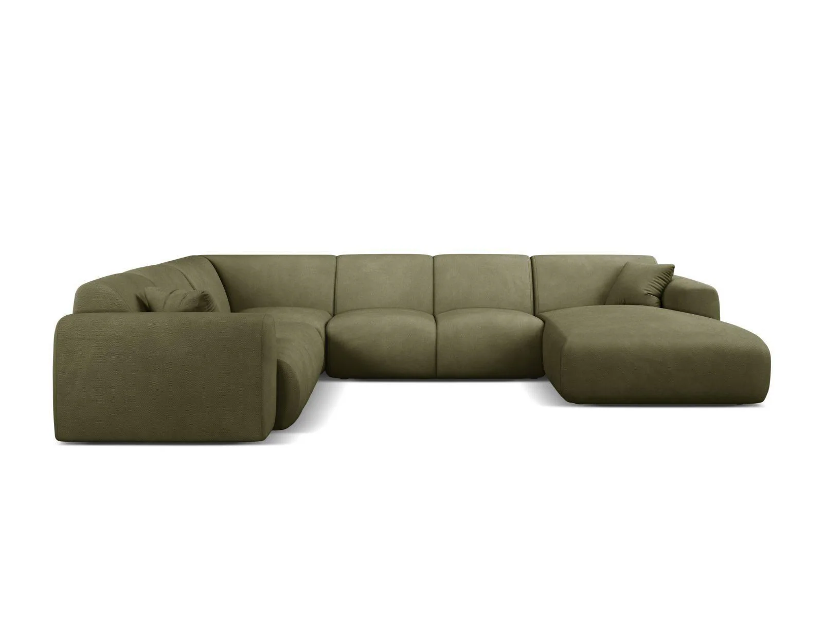 Modulaire hoekbank Molino links chenille