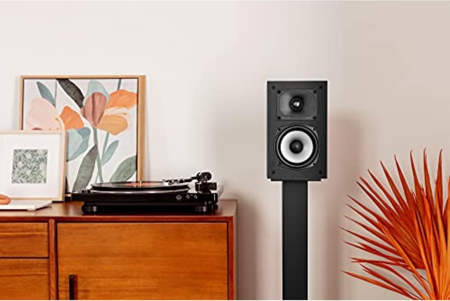 Polk Monitor XT15 Pair of Bookshelf or Surround Sound Speakers - Hi-Res Audio Certified, Dolby Atmos & DTS:X Compatible, 1 Terylene Tweeter & 5.25 Dynamically Balanced Woofer (Pair, Midnight Black)