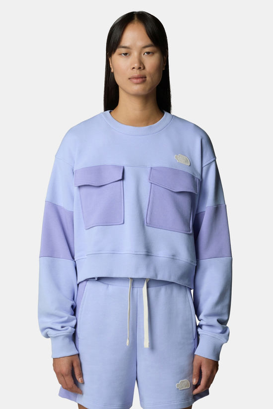 The North Face Terry Oversized Cropp Trui Dames