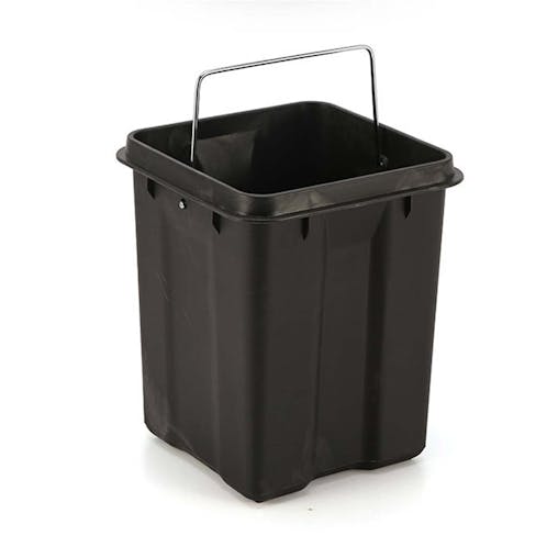 SOGA 4X Stainless Steel Foot Pedal Bin Square White 12L