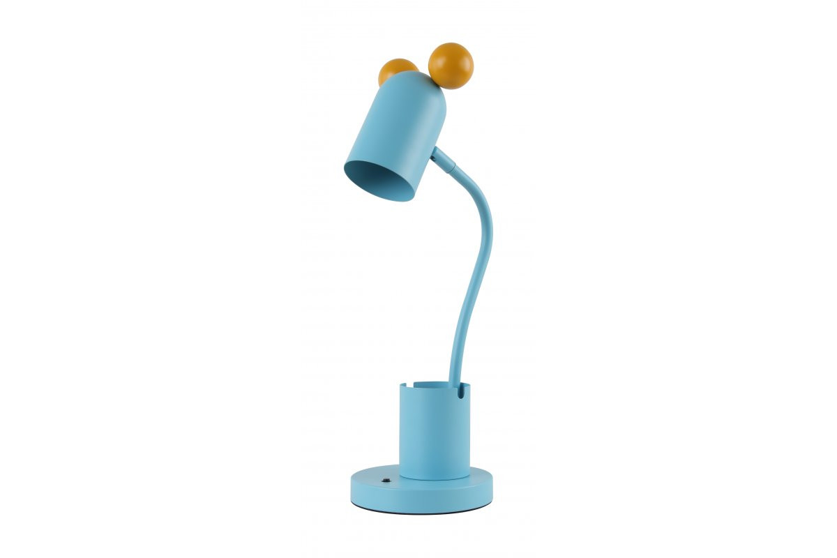 Lampka biurkowa niebieska MOUSE 25W E27 IP20 GTV LB-MOUS-25-DEC