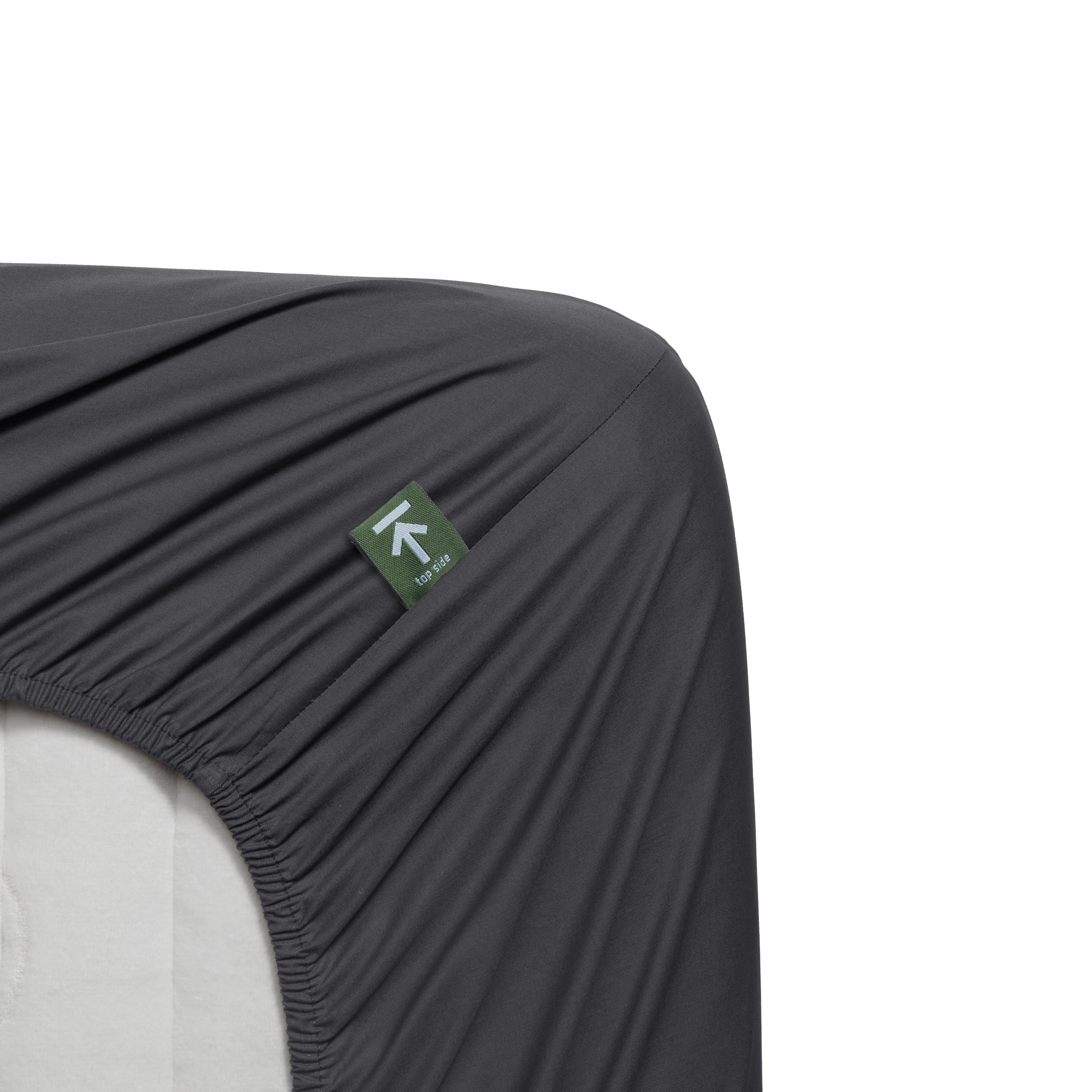 Beddinghouse Percale katoen - Topper Hoeslaken - 180x210 - Antraciet