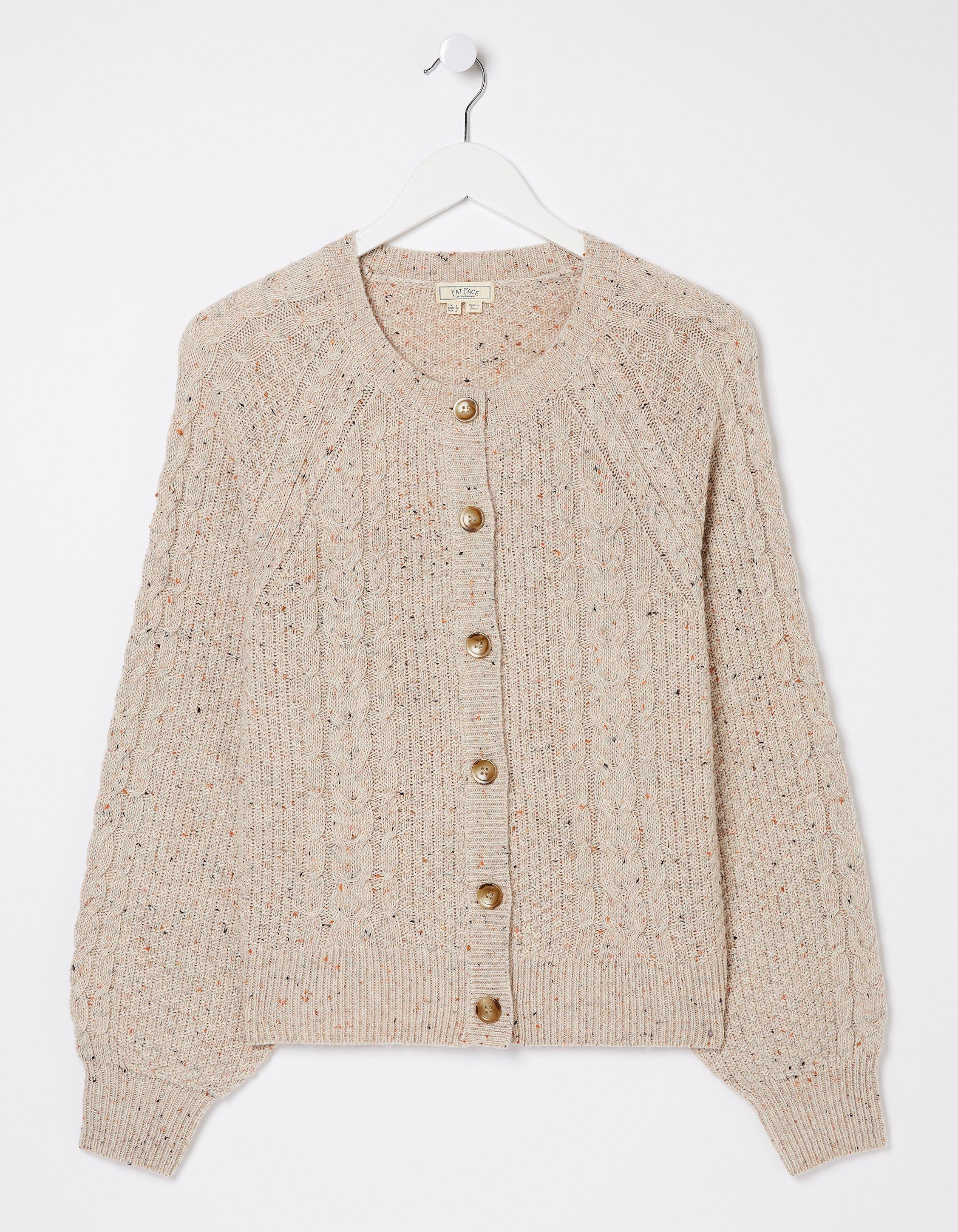 Chloe Cable Crew Cardigan