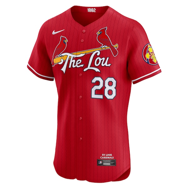 Nolan Arenado St. Louis Cardinals Nike 2024 City Connect Elite Player Jersey - Red