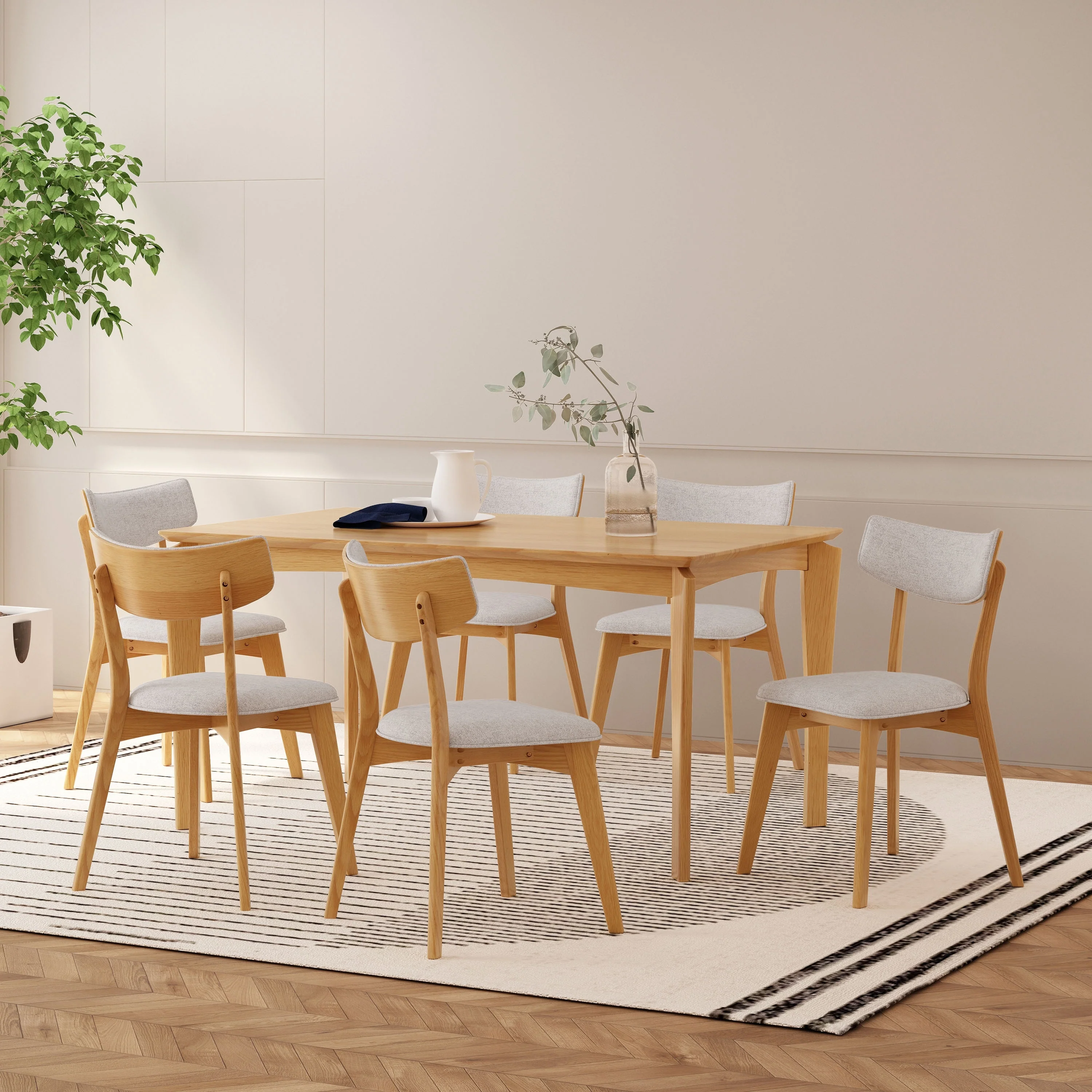 Carmody Wood 7 Piece Dining Set by Christopher Knight Home