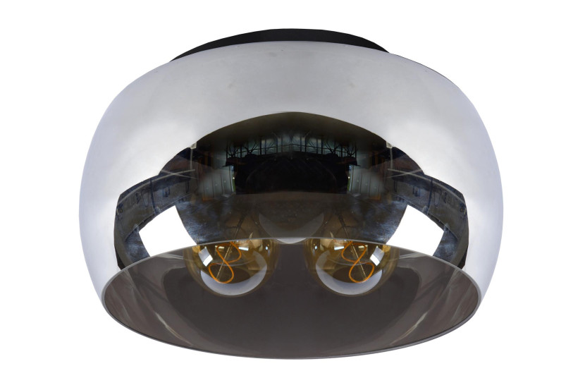 Lampa sufitowa szaro-odcienie szarości-czarna OLIVIA 3xE27x40W Lucide