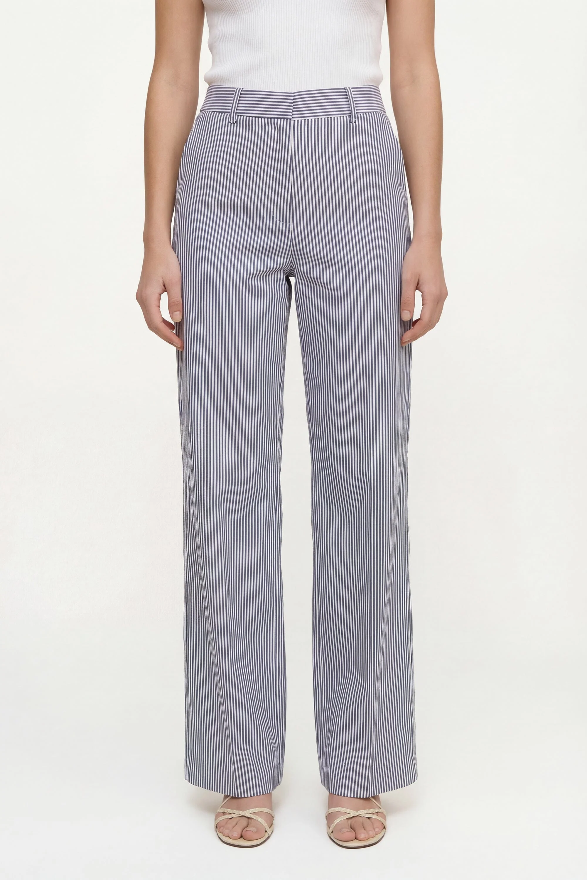 PANTALON RAYE - COURTNEY - MARINE