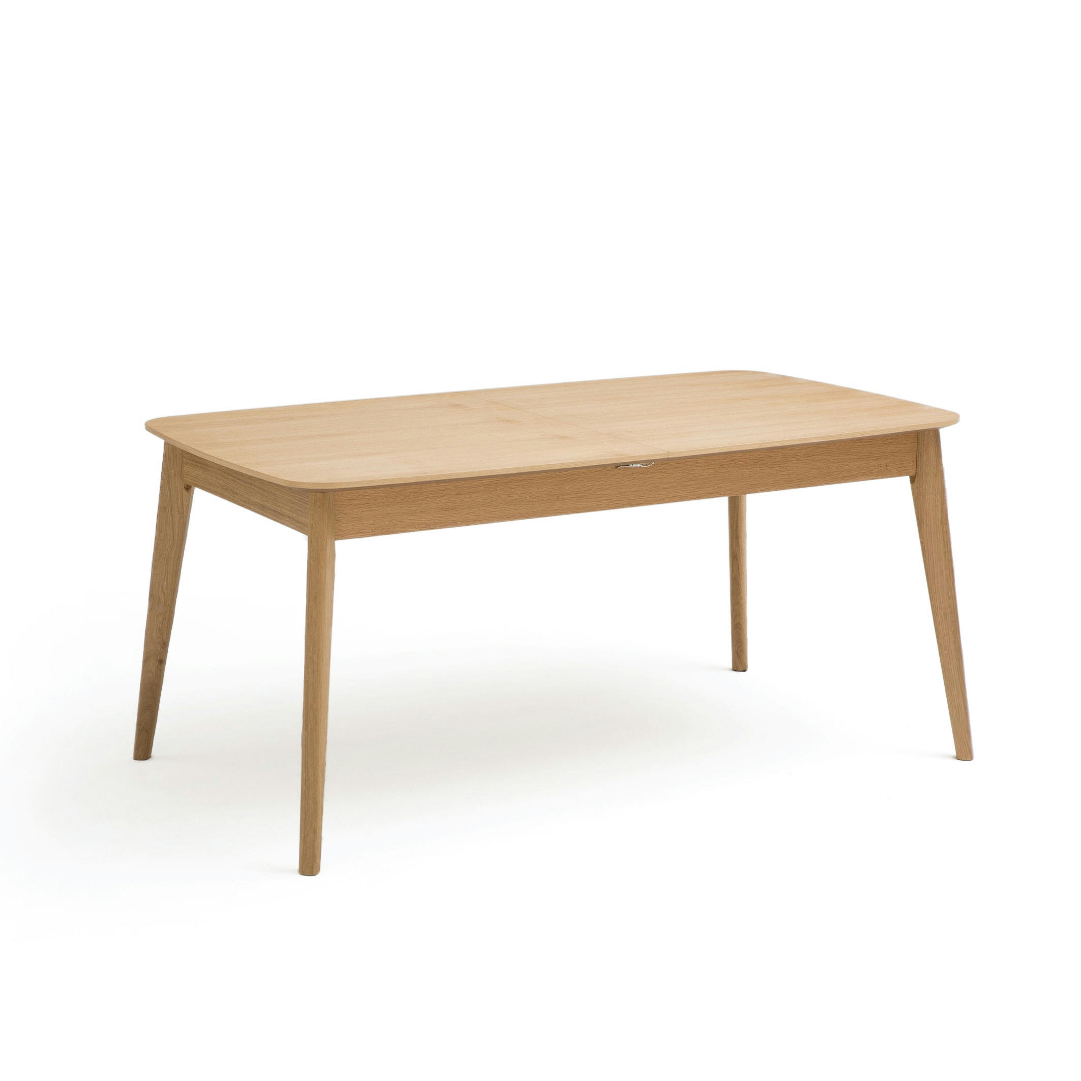 Table extensible plaqué chêne 4/10 couverts Biface
