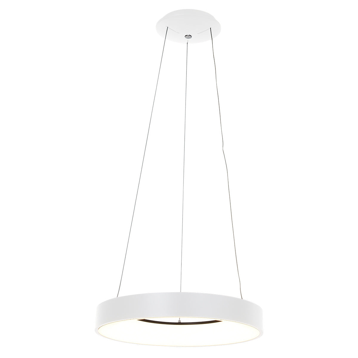 Steinhauer hanglamp Ringlede - 1 lichts - 48x 160 cm - wit