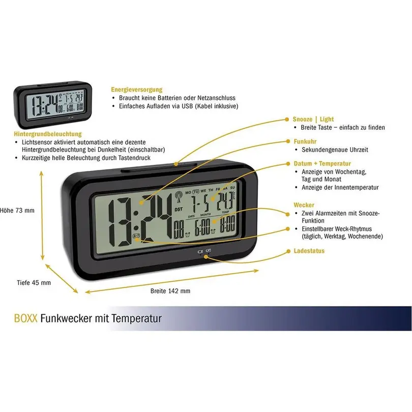 Wecker Boxx