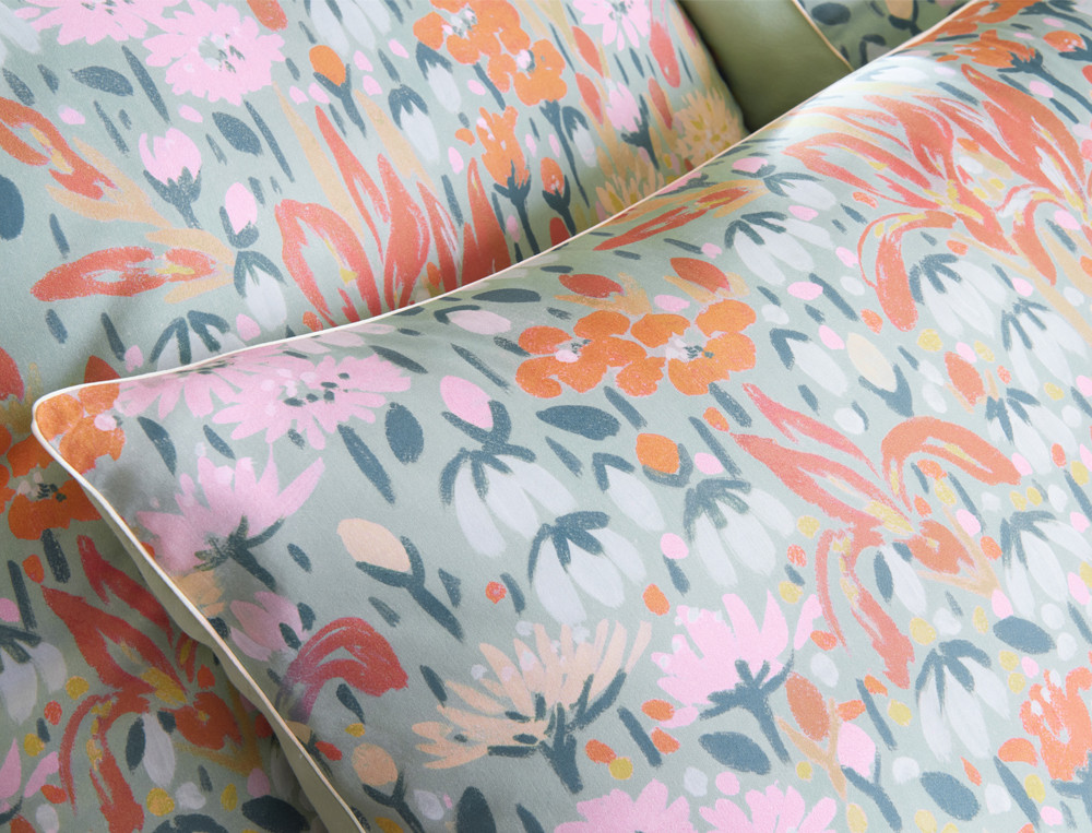 Linge de litDans la lande