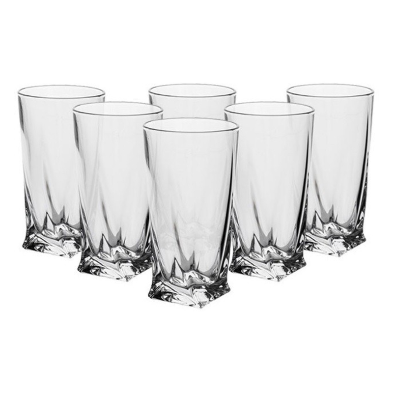 Komplet szklanek Quadro 6 szt. 350 ml