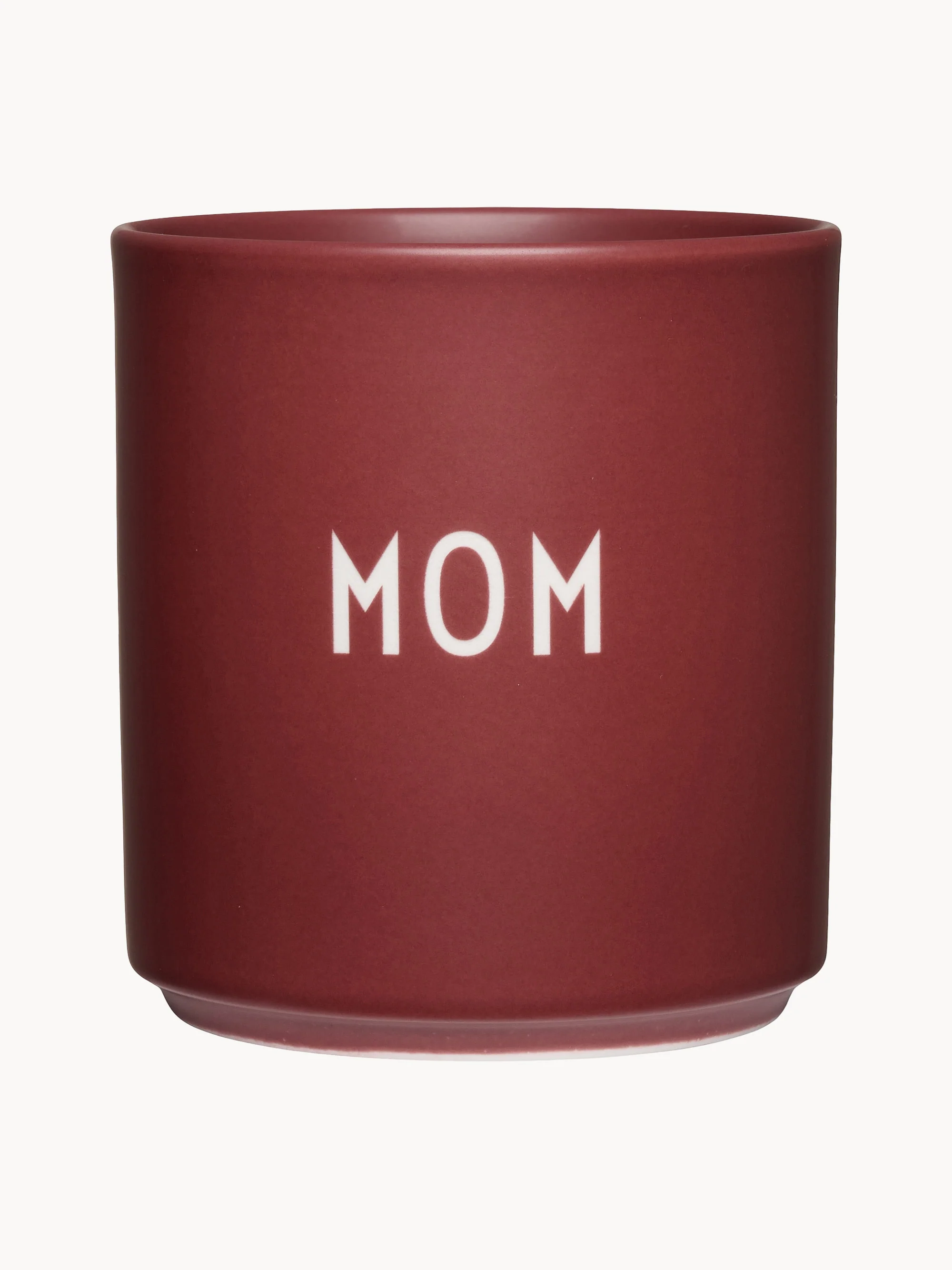 Design Becher Favourite Mom mit Schriftzug