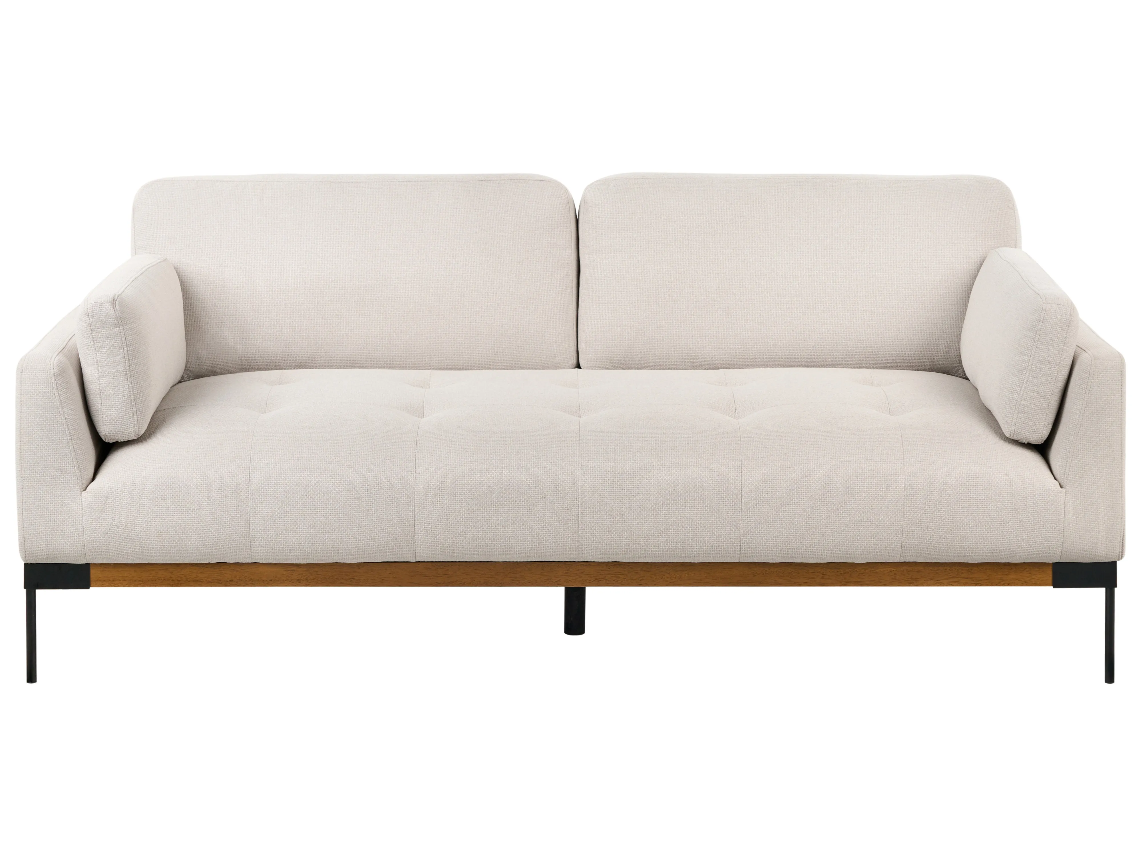 Sofa 3 Seater SKAVEN Fabric Light Beige