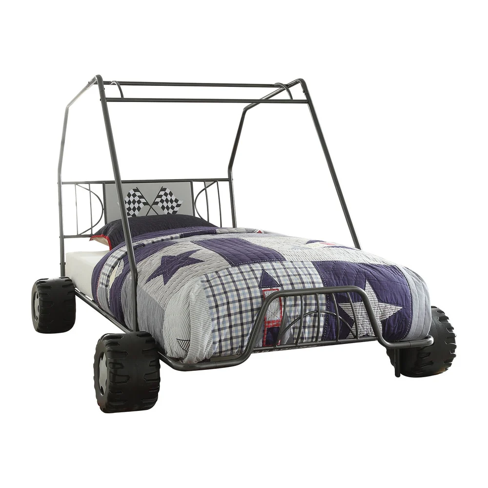 Xander Gunmetal Twin Bed