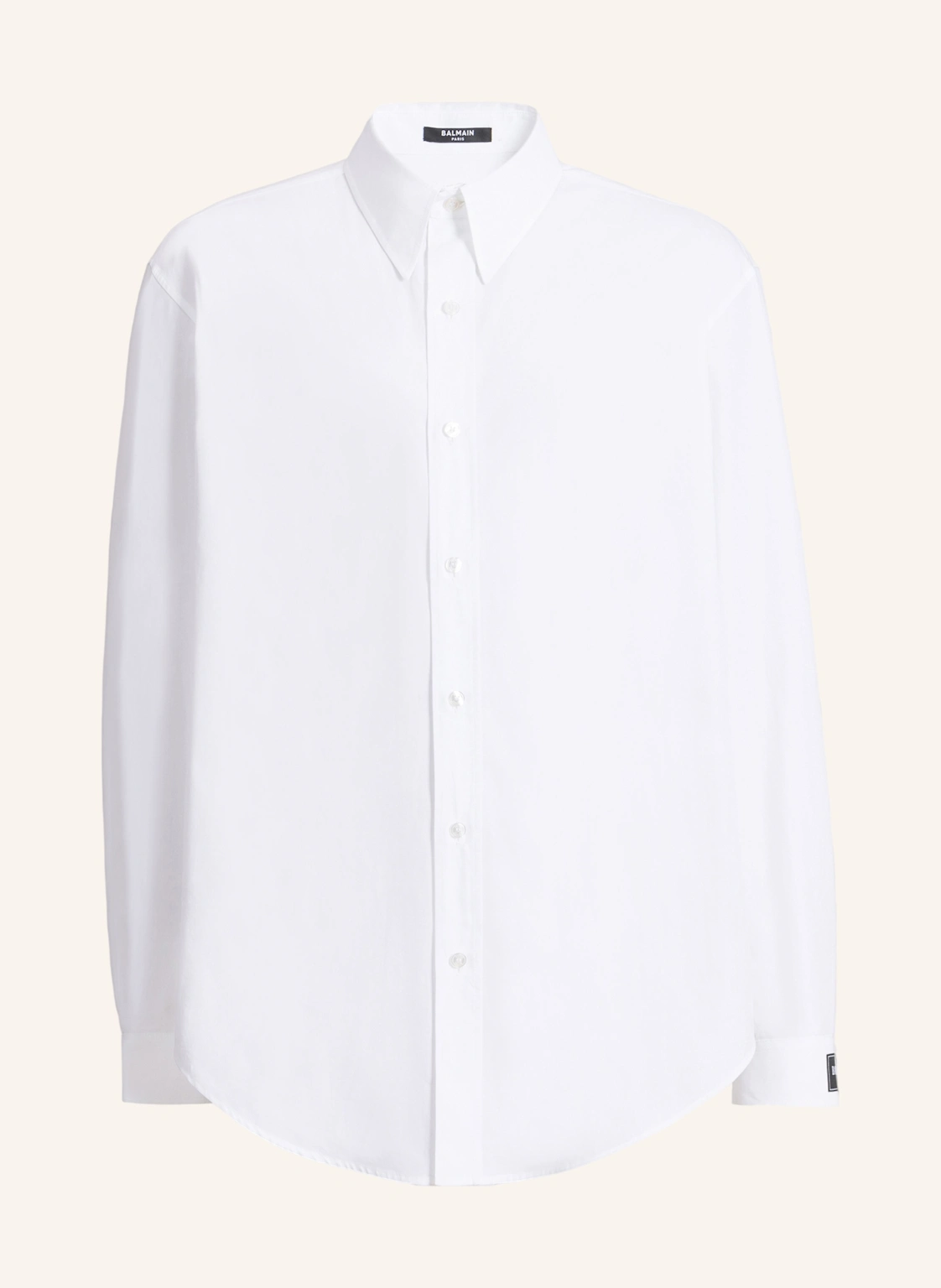 BALMAIN Balmain Paris Hemd aus Baumwollpopeline