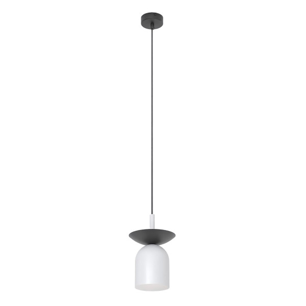 Lampa wisząca EGO szaro-czarna 1xE14x15W wym:120x11x11cm IP20 Emibig