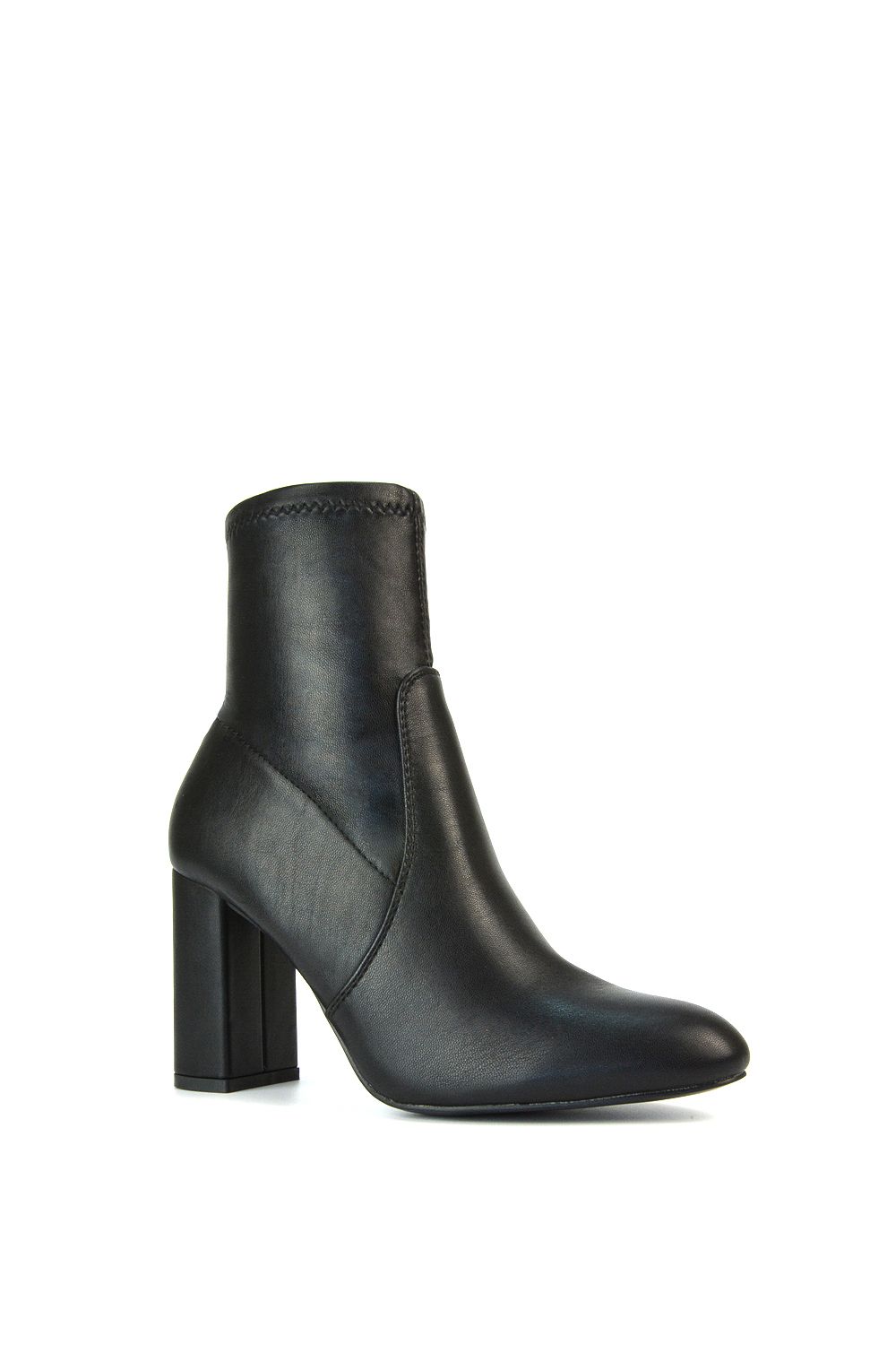 XY London Harleigh' High Rise Stretch Sock Ankle Booties