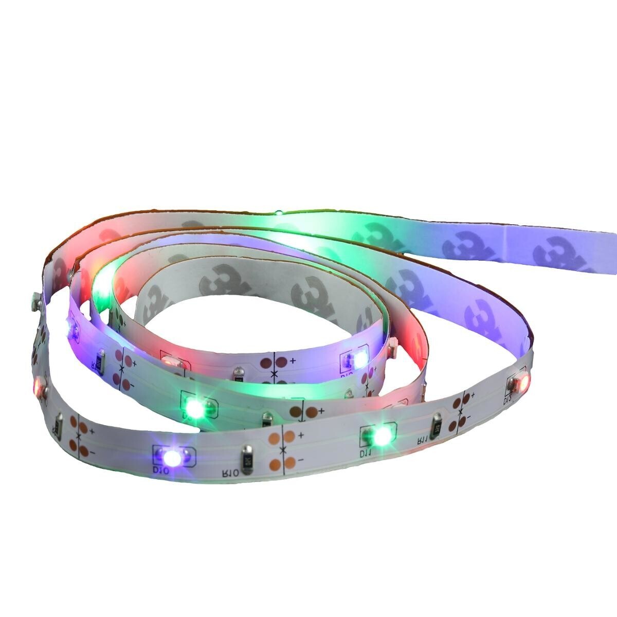 Battery powered LED band Multicoloured, L.130 cm